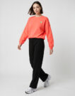 Felpa Only ONLMINNA O NECK Arancio Felpe Donna - 3