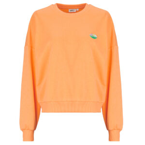 Felpa Only ONLMINNA O NECK Arancio Felpe Donna