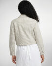 Giacca in jeans Only ONLNAOMI STRIPE Beige Giacche in jeans Donna - 4