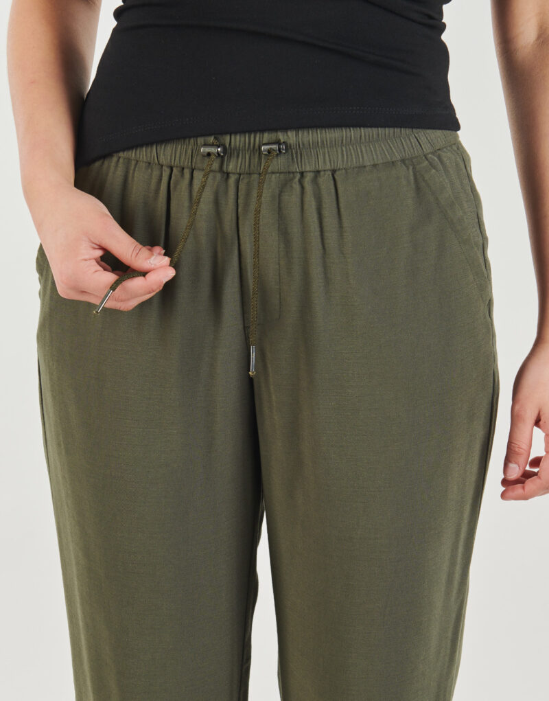 Pantaloni morbidi / Pantaloni alla zuava Only ONLKELDA Kaki - Pantaloni morbidi / Pantaloni alla zuava Donna - 5