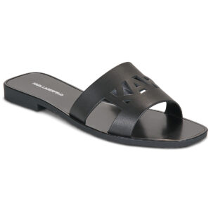 Karl Lagerfeld SKOOT III Karl Cut-Out Schwarzer Damen-Slipper