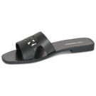Karl Lagerfeld SKOOT III Karl Cut-Out Nero Ciabatta Donna - 4