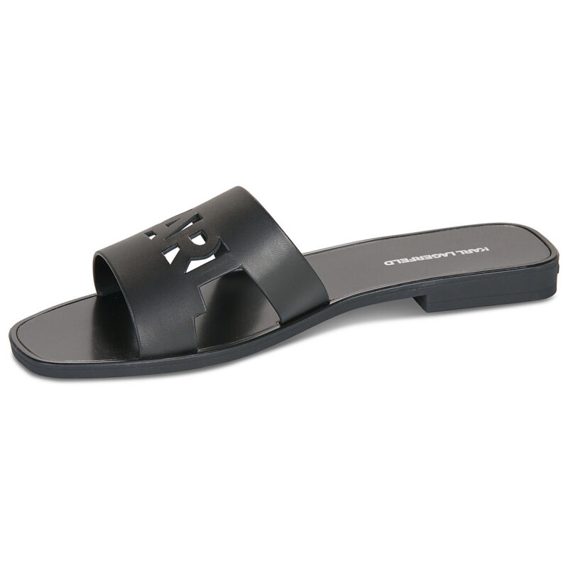 Karl Lagerfeld SKOOT III Karl Cut-Out Nero Ciabatta Donna - 4