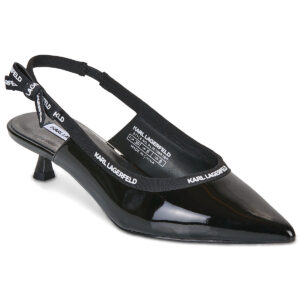 Karl Lagerfeld  PASHA Ribbon Sling  Nero -  Décolleté Donna