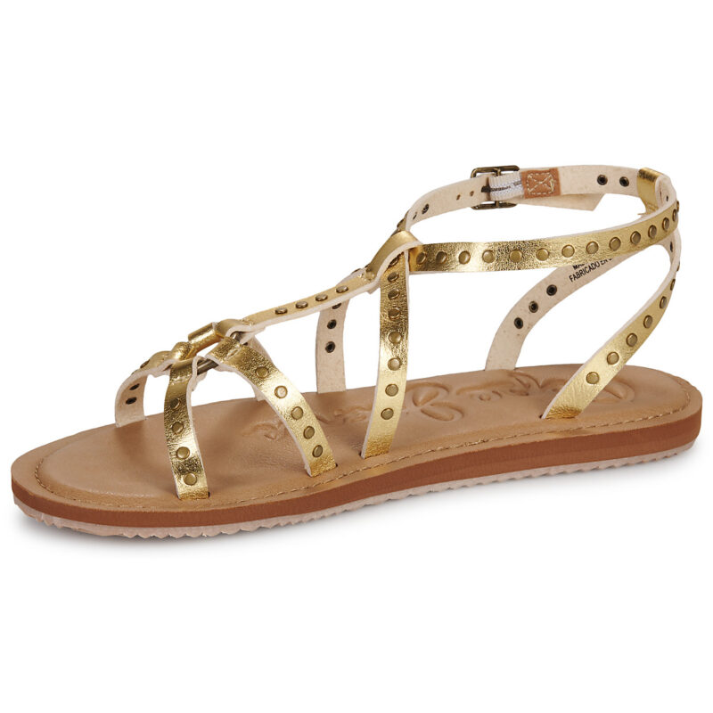 Pepe jeans RIO STUDS W Oro Sandali bassi Donna - 4