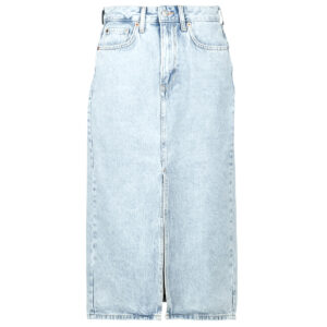Gonna  Pepe jeans  MIDI SKIRT HW NIKITA  Blu -  Gonne Corte Donna