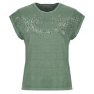 Pepe jeans T-shirt MINA Khaki Women's short-sleeved T-shirt - 1