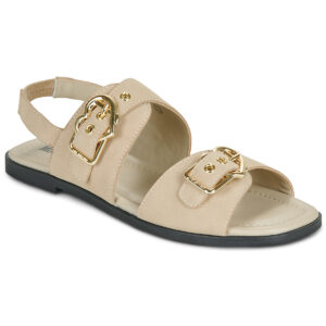 Love Moschino LOVE MOSCHINO SQUARE SLIDES-JA16112G0O Beige Sandali bassi Donna