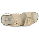 Love Moschino LOVE MOSCHINO SQUARE SLIDES-JA16112G0O Beige Sandali bassi Donna - 6