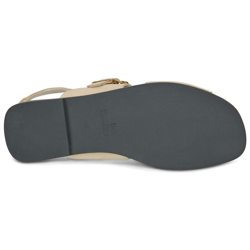 Love Moschino LOVE MOSCHINO SQUARE SLIDES-JA16112G0O Beige Sandali bassi Donna - 7