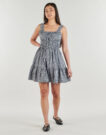 Short dress MICHAEL Michael Kors GINGHAM MINI DRESS Multicolor Women's Short Dresses - 2