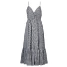 Dress MICHAEL Michael Kors GINGHAM MIDI DRESS Multicolored Women's Long Dresses - 1