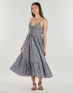 Dress MICHAEL Michael Kors GINGHAM MIDI DRESS Multicolored Women's Long Dresses - 2