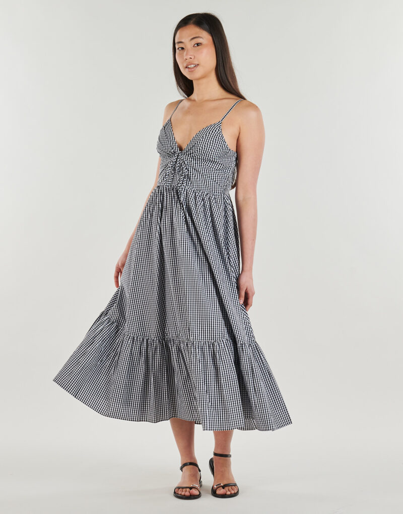 Dress MICHAEL Michael Kors GINGHAM MIDI DRESS Multicolored Women's Long Dresses - 2