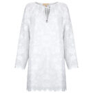 Short dress MICHAEL Michael Kors V NECK DRESS White Short Dresses Women - 1