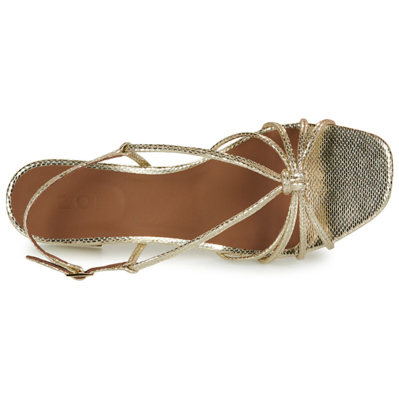 Otess / Zo&iuml; Z3130 Oro Sandali con tacco Donna - 6
