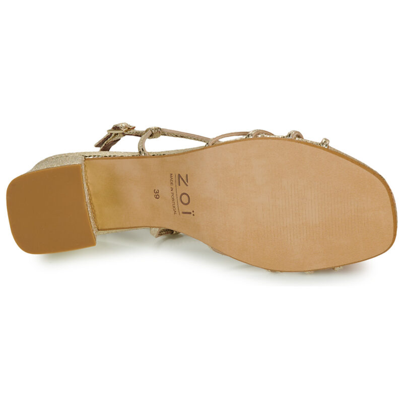 Otess / Zo&iuml; Z3130 Oro Sandali con tacco Donna - 7