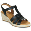 Gabor JULIETTE Nero Sandali con zeppa Donna