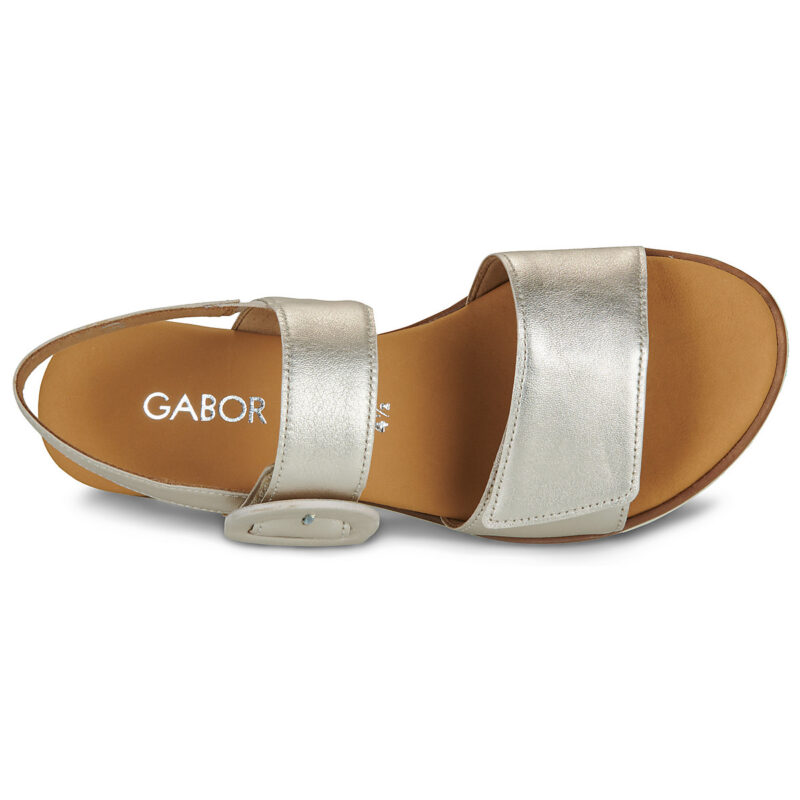 Gabor KARA Oro Sandali con zeppa Donna - 6