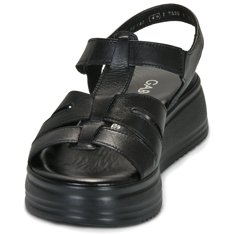Gabor ROSE Nero Sandali con zeppa Donna - 3