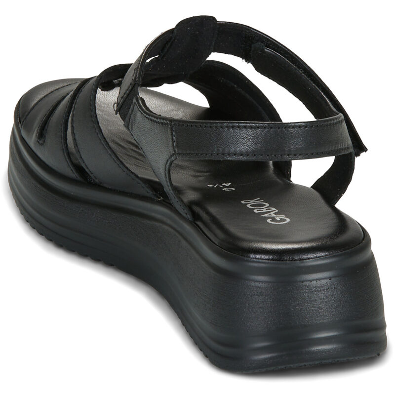 Gabor ROSE Nero Sandali con zeppa Donna - 5