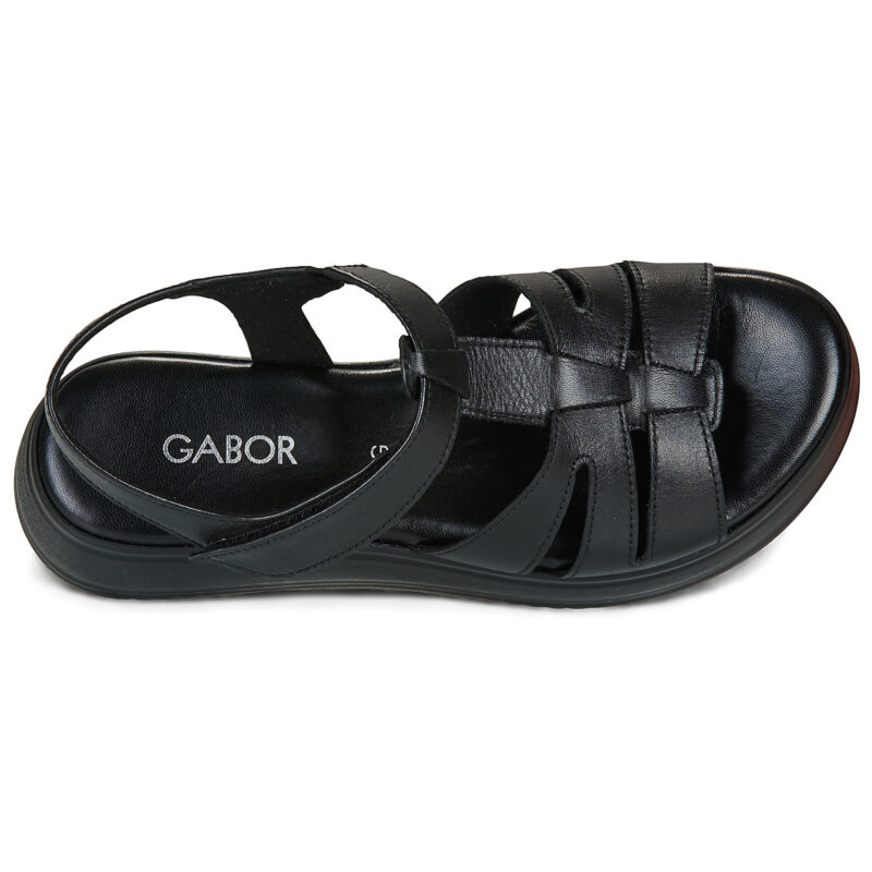 Gabor ROSE Nero Sandali con zeppa Donna - 6