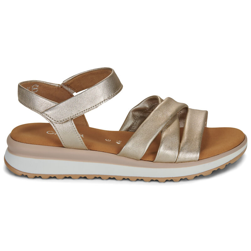 Gabor ALMA 2.0 Oro Sandali con zeppa Donna - 2