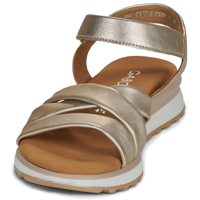 Gabor ALMA 2.0 Oro Sandali con zeppa Donna - 3