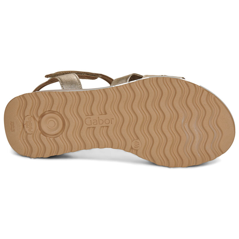 Gabor ALMA 2.0 Oro Sandali con zeppa Donna - 7