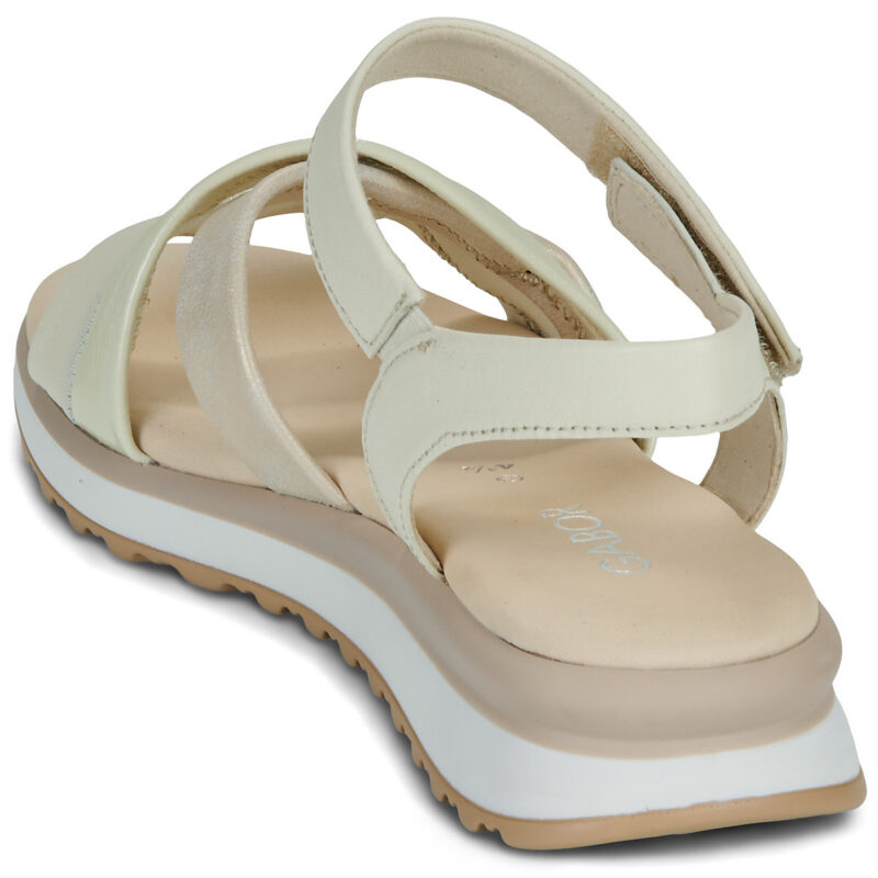 Gabor ALMA 2.0 Bianco Sandali con zeppa Donna - 5