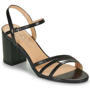 Moony Mood SABRINA Schwarze Sandalen mit Absatz f&uuml;r Damen