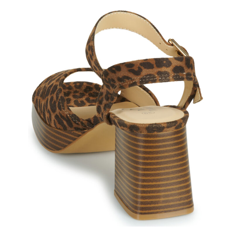Moony Mood GINA Brown Heeled Sandals Women - 5