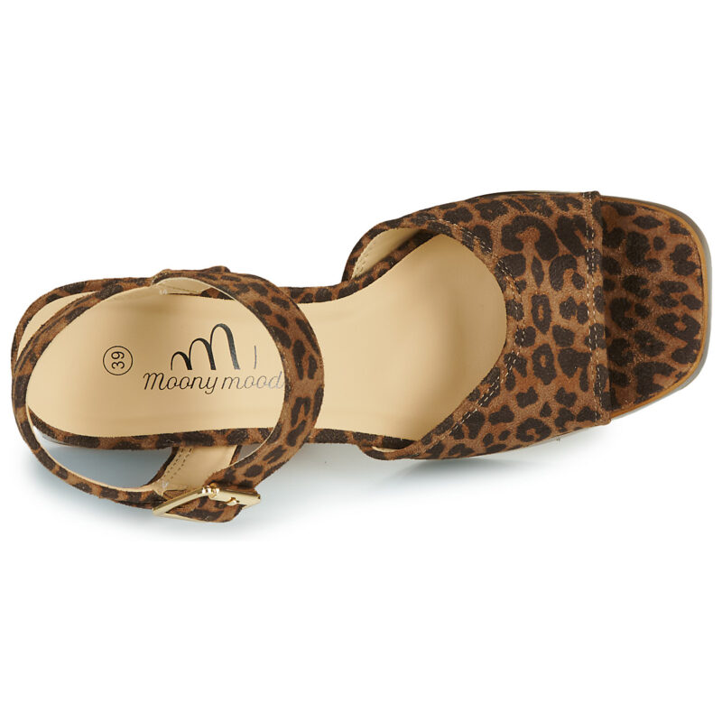 Moony Mood GINA Brown Heeled Sandals Women - 6