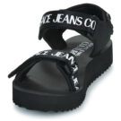 Versace Jeans Couture 80VA3SX4 Nero Sandali con zeppa Donna - 3