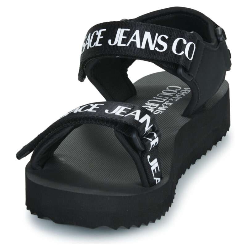 Versace Jeans Couture 80VA3SX4 Nero Sandali con zeppa Donna - 3