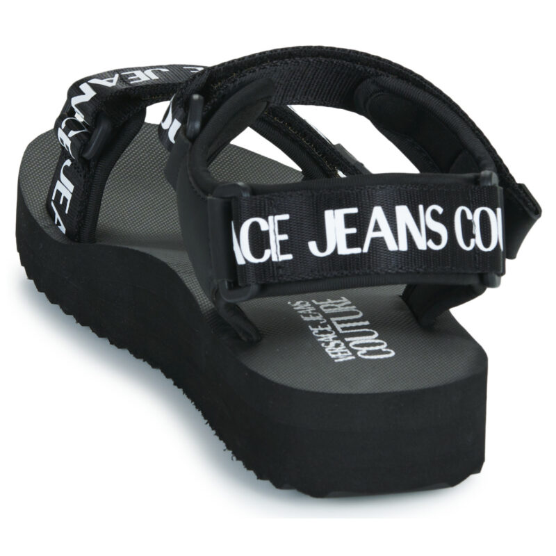 Versace Jeans Couture 80VA3SX4 Nero Sandali con zeppa Donna - 5