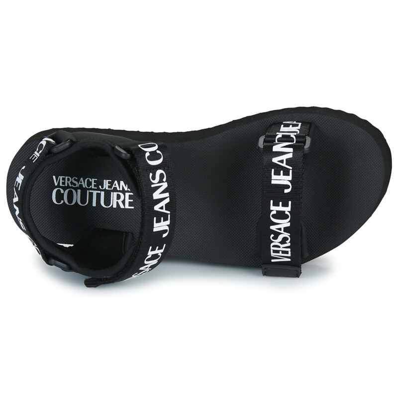 Versace Jeans Couture 80VA3SX4 Nero Sandali con zeppa Donna - 6