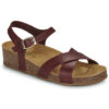 Dream in Green TSILIA Red Wedge Sandals Women