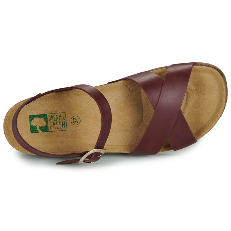 Dream in Green TSILIA Rosso Sandali con zeppa Donna - 6