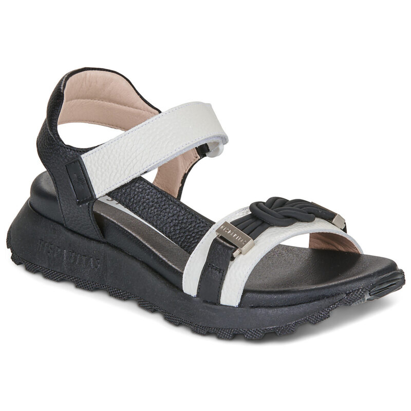 Hispanitas AMBAR Black Wedge Sandals Women - 1