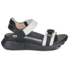 Hispanitas AMBAR Black Wedge Sandals Women - 2