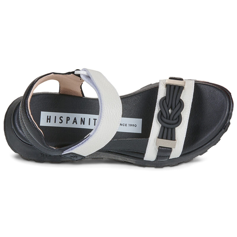 Hispanitas AMBAR Black Wedge Sandals Women - 6