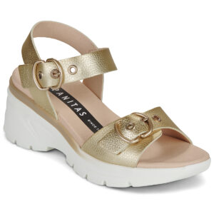 Hispanitas CEDRO HV264798 Oro Sandali con zeppa Donna