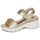 Hispanitas CEDRO HV264798 Oro Sandali con zeppa Donna - 4