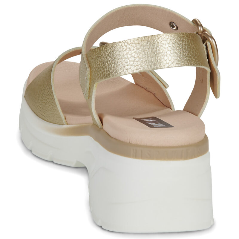 Hispanitas CEDRO HV264798 Oro Sandali con zeppa Donna - 5