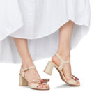 Hispanitas ORQUIDEA HV264868 Beige Sandali con tacco Donna - 8