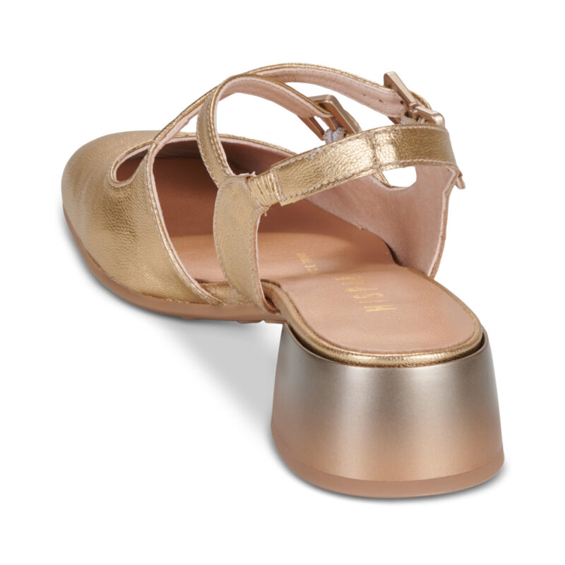 Hispanitas LISBOA HV264835 Goldene Damen-Ballerinas - Gr&ouml;&szlig;e 5