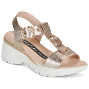 Hispanitas CEDRO HV264799 Oro Sandali con zeppa Donna