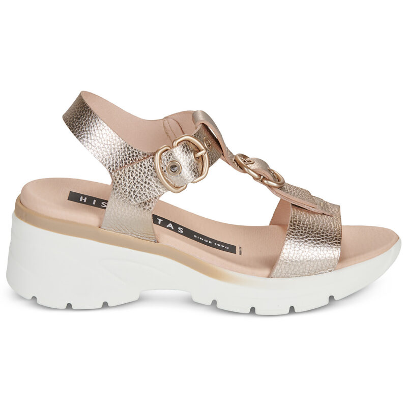 Hispanitas CEDRO HV264799 Oro Sandali con zeppa Donna - 2