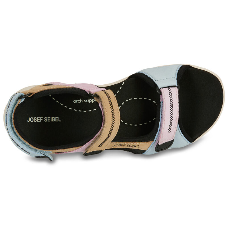 Josef Seibel ESTELLE 02 Mehrfarbige, niedrige Sandalen f&uuml;r Damen - Gr&ouml;&szlig;e 6